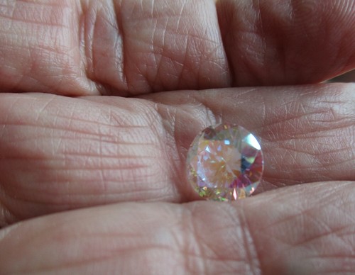 Gemas sintéticas de piedra de circonio cúbico chapado en forma redonda circonita cúbica x 2 piezas 10 mm - Imagen 12 de 12