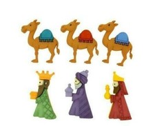 Dress It Up Buttons We Three Kings Christmas Jesse James Embellishments