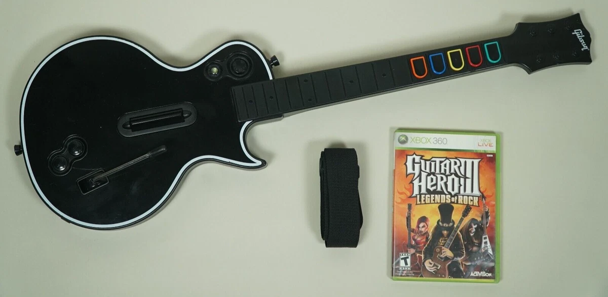 Xbox 360 Guitar Hero Wireless Les Paul Controller Gibson Controller