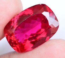 Natural Red Painite 25.50 Ct Cushion Certified Mogok Best Rare Loose Gemstone