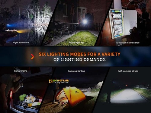 Fenix E35R V3 Flashlight 3100 Lumens - Foto 6 di 13