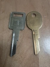 New GM B50 & B51 Ignition Key Uncut Blank Set GM Primary C And Secondary D 2keys