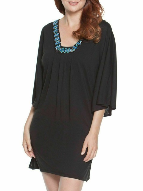 Dotti Swimsuit Cover up Size S Black 
