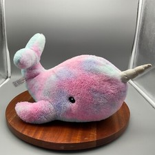 FAO Schwarz Glow Brights Rainbow Narwhal Twinkling Lights  Sounds WORKS TESTED 