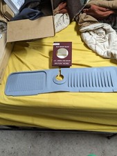 sink splash guard 24 in x 5.5 in grey