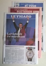 LE FIGARO N°22 625 of 08/05/2017 - Emmanuel Macron elected President of the Republic