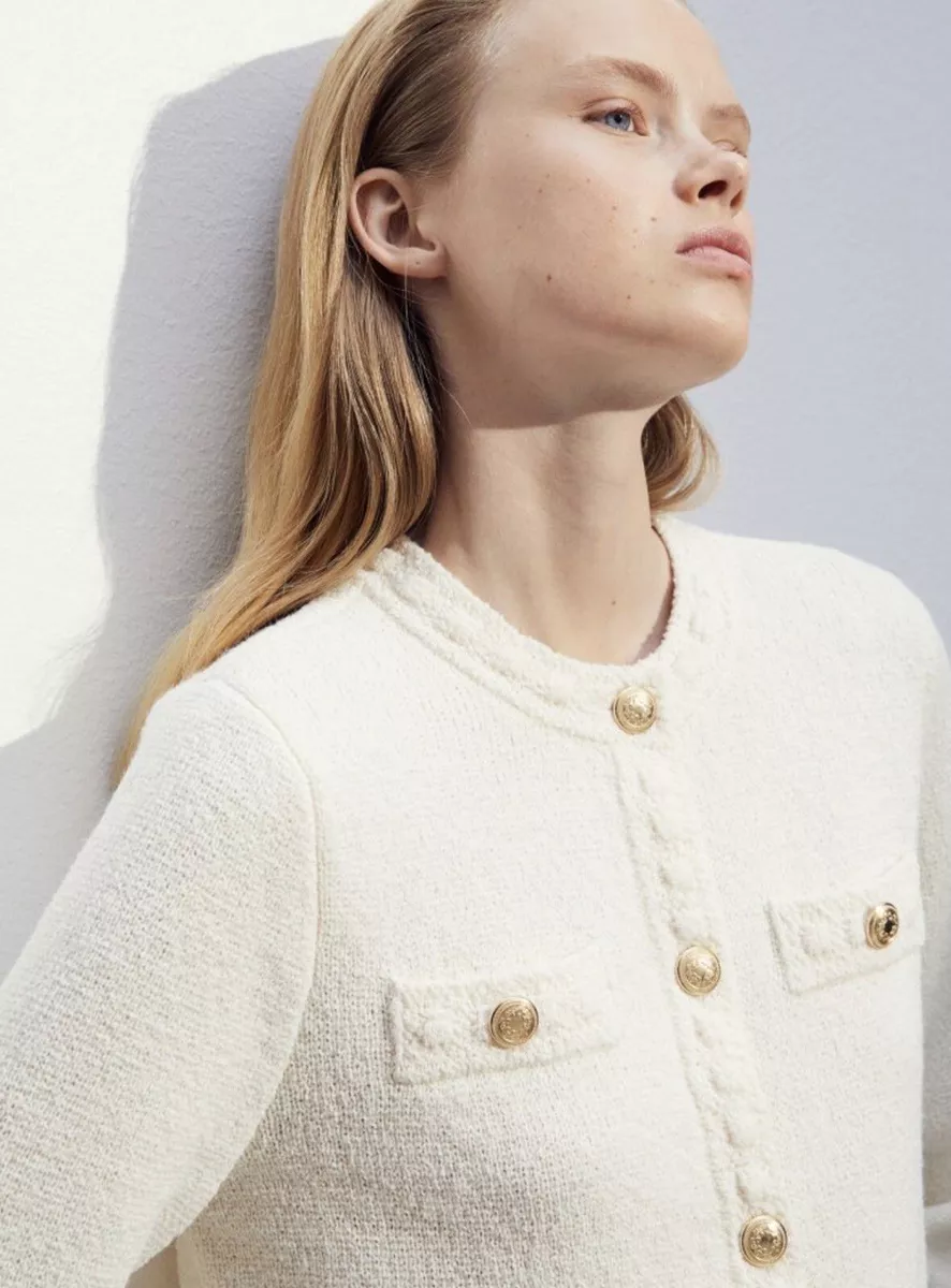 Cardigan hotsell beige h&m