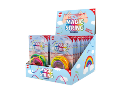 Cats Cradle String Game - 60 Pcs Rainbow Finger String Toy For Kids & Adults