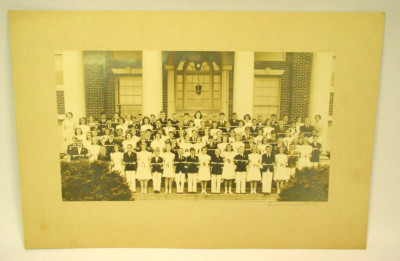1940 Graduation Class Photo Parkway School Frederick Md - 7'' x 12.5''