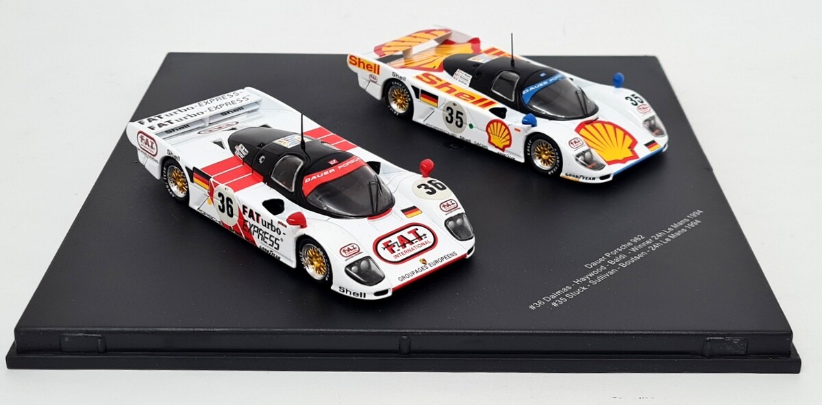 Werk83 1/43 Porsche Dauer 962 Winner Le Mans 1994 Twin Model Car