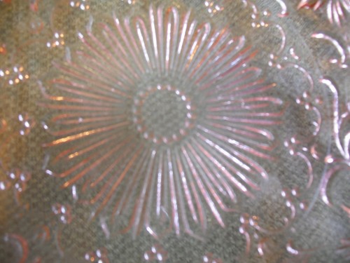 Elegant Pink Glass Three Toed Round Cake Plate - Picture 3 of 5