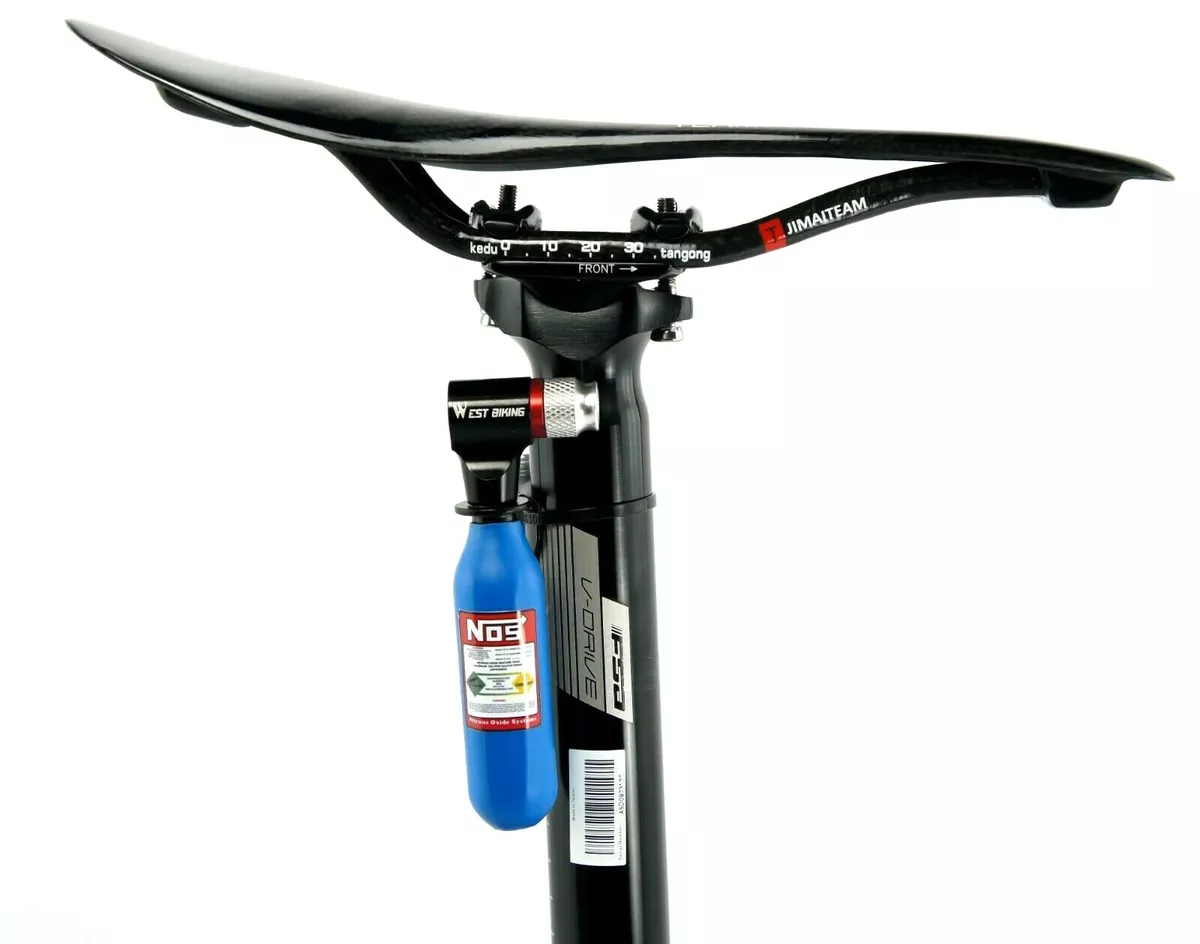 NEW CO2 Pump Inflator Kit for Mountain Road Bike Seat Post & Water Bottle  Mount