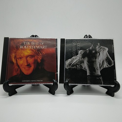Male Solo Pop Icon Mixed CD Bundle x20 Discs Robbie Williams Elvis Rod Stewart - Picture 18 of 22
