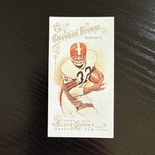 2014 Topps National Convention Allen & Ginter Minis Jim Brown #NCCS-JB