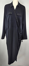 Torrid Faux Wrap Dress - Size 4 - Black