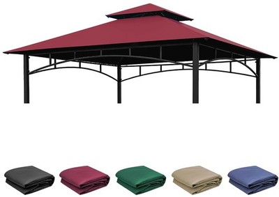 SCOCANOPY Heavy Duty 8FT X 5FT Grill Gazebo Cover Double Layer Waterproof BBQ Ca