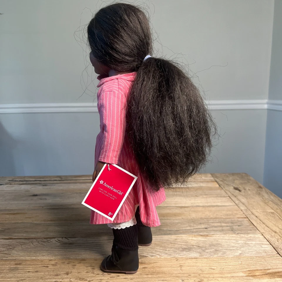 Muñeca American Girl Addy Walker, traje de encuentro, libro, caja, accesorios, como nueva Foto 4 de 4