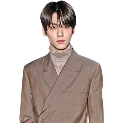 Choi Soo-Bin (brauner Anzug) Half Body Buddy Cutout