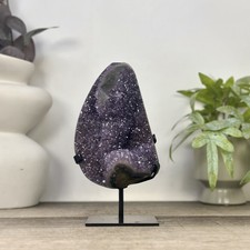 Natural Amethyst Stone Specimen on Stand. MWS3350
