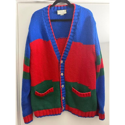Gucci Wool Oversized Striped Cardigan
