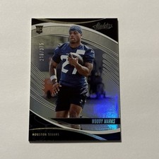 Woody Marks 2025 Absolute Rookie Card #199 Houston Texans /375