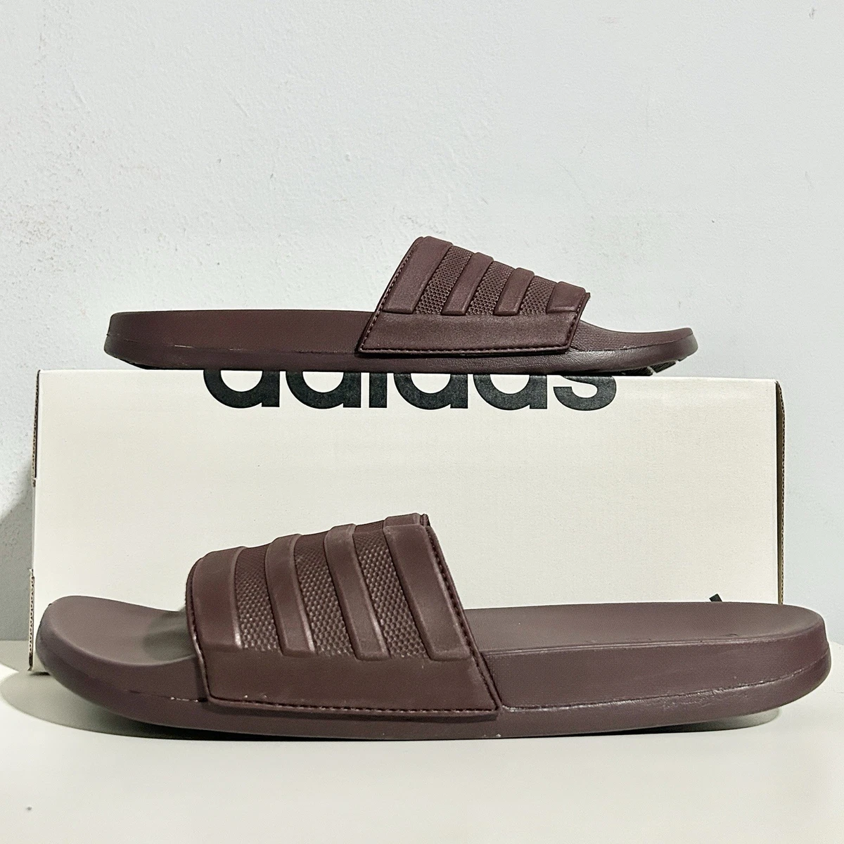 adidas Red Rubber Sandals for Men for sale | eBay display picture 3