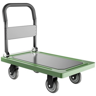 Upgraded Foldable Push Cart Dolly | 880 lbs. Capacity Moving Platform Hand Tr...