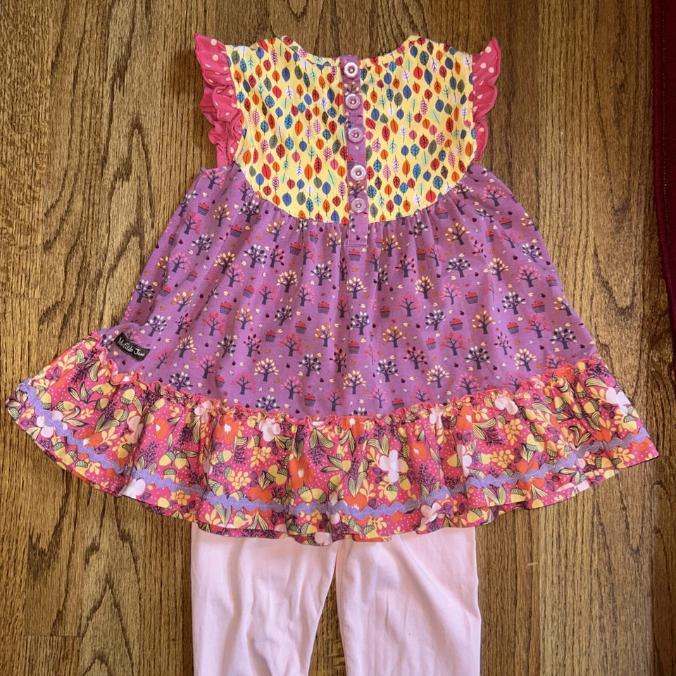 Top y pantalón Matilda Jane talla 8 - rosa y morado Foto 2 de 4