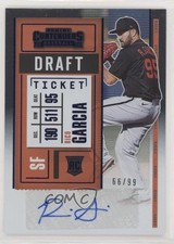 2020 Panini Contenders Rookie 2 Draft Ticket Blue 66/99 Rico Garcia Auto 0c2