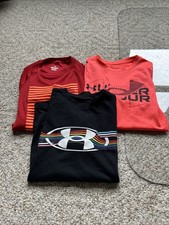 Under Armour  boys Lot 3 , shirts size M Athletic Bundle.