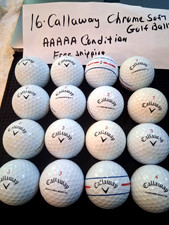 16, White, Callaway Chrome Soft Golf balls, AAAA A condition, free shipping