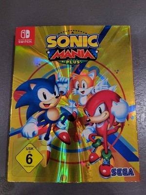 Sonic Mania Plus - inkl. Artbook & OVP - Nintendo Switch Spiel - guter Zustand