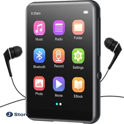 JOLIKER Bluetooth 5 3 MP3 Player 64 GB HiFi Ton Metall Touchscreen
