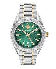 Versace Mens  Two Tone 42mm Bracelet Fashion Watch