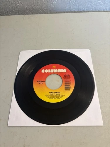 PINK FLOYD 7" VINYL 45 RPM TAKE IT BACK / ASTRONOMY DOMINE SINGLE 1994 ROCK VG+