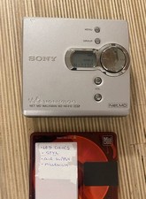 SONY Walkman Portable MiniDisc Recorder Net MD MZ-NE410 MiniDisc - Working
