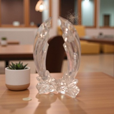 Lenox ''Falling Star'' Candle Holders, Matching Pair, Excellent.