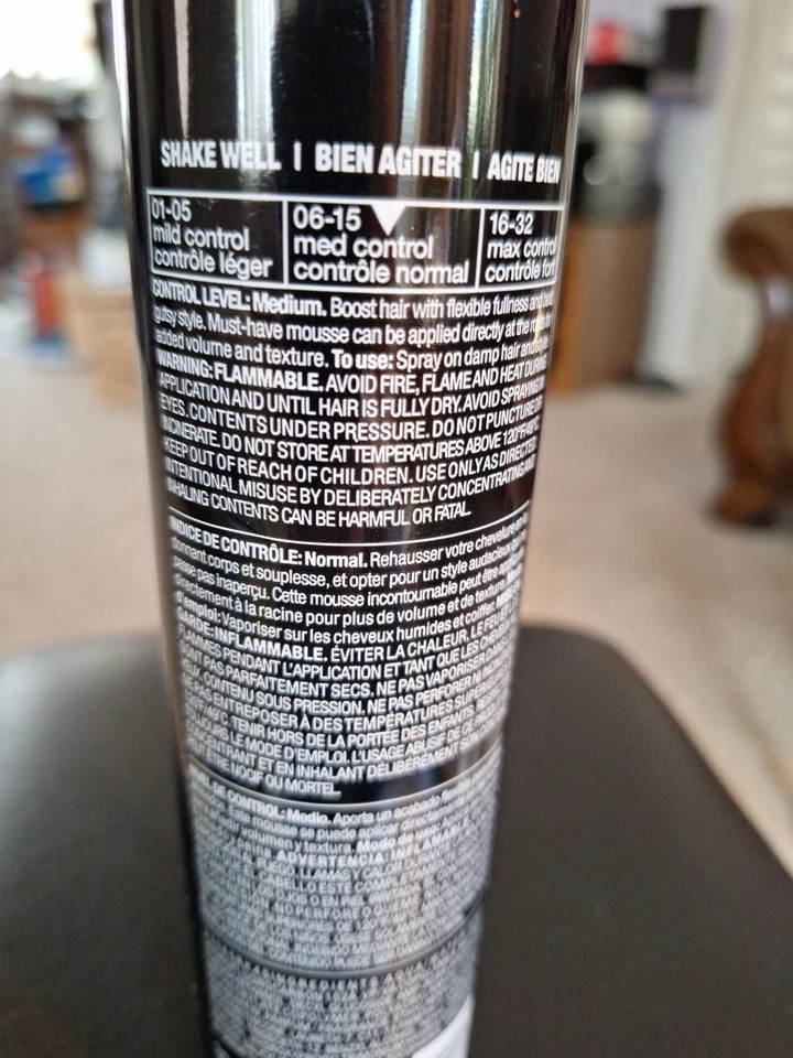 Redken Guts 10 Volume Spray Espuma - 10,58 oz Spray Mousse Fullness Boost Novo EUA - Imagem 3 de 4