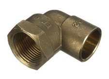 28mm x 1" End Feed to Female Iron Elbow - PACK OF 2 - FREE Next-Day Delivery
