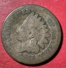 1863 US Copper Nickel Indian Head Cent! Lower Grade Civil War Days! Old US Coin!