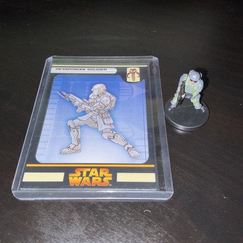 WOTC Star Wars Miniatures ROTS Human Mercenary 46/60 with Card