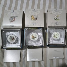 royal mint Christopher Robin proof 50p 2020   & Pooh & piglet proof coins  