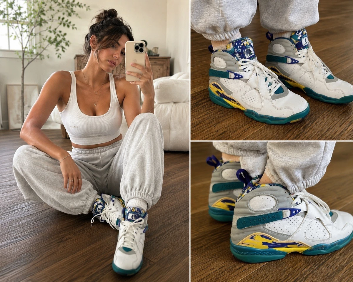 Jordan 8 Athletic Shoes for Women for sale | eBay