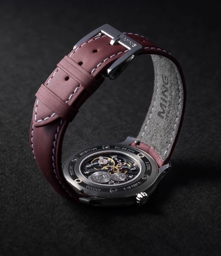 Ming 27.01 Ultra Thin Mechanical Manual Wind Watch 38mm