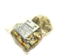 SMC KQ2E13-37A Female Bulkhead Connector Fitting, 1/2" Tube OD, 10-PACK