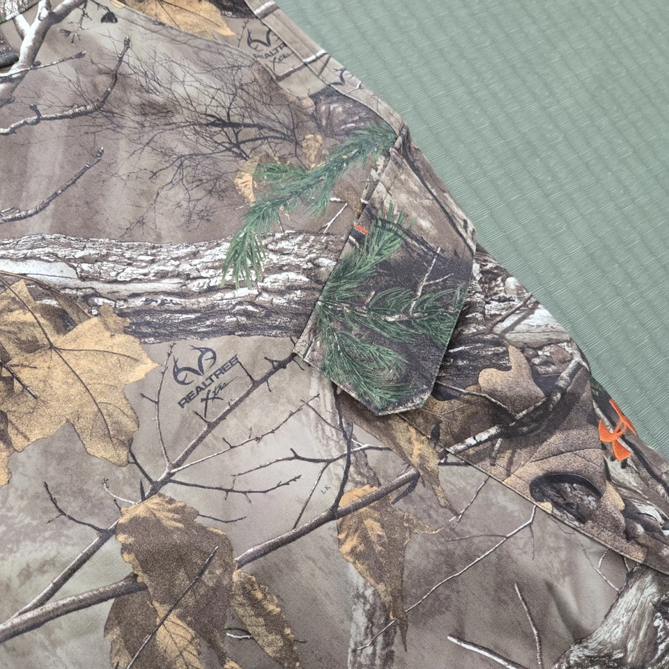 Under Armor Storm Hunting Pants Men's 42 x 32 Field Realtree Camo Cargo 1238327 - Image 4 of 4