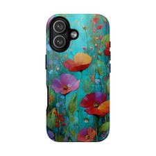 Abstract Floral Boho Phone Case Artistic Botanical Pattern iphone 17 16 15 14