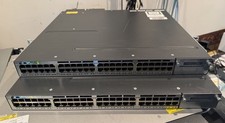 Cisco WS-C3750X-48PF-S 48-Port PoE Switch 2X PWR 1100W IP Ser 15.2 4 E10 q.48
