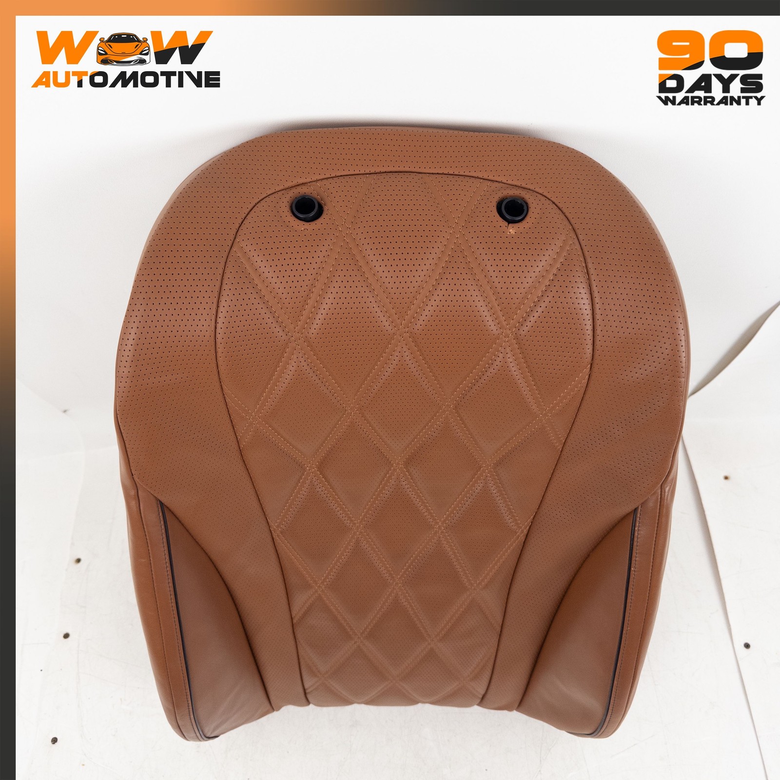 14-19 BENTLEY FLYING SPUR FRONT RIGHT UPPER BOTTOM SEAT CUSHION BROWN OEM
