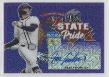 2021 Leaf Metal Draft State Pride Purple Mojo /7 Jesse Franklin V Auto 1b8